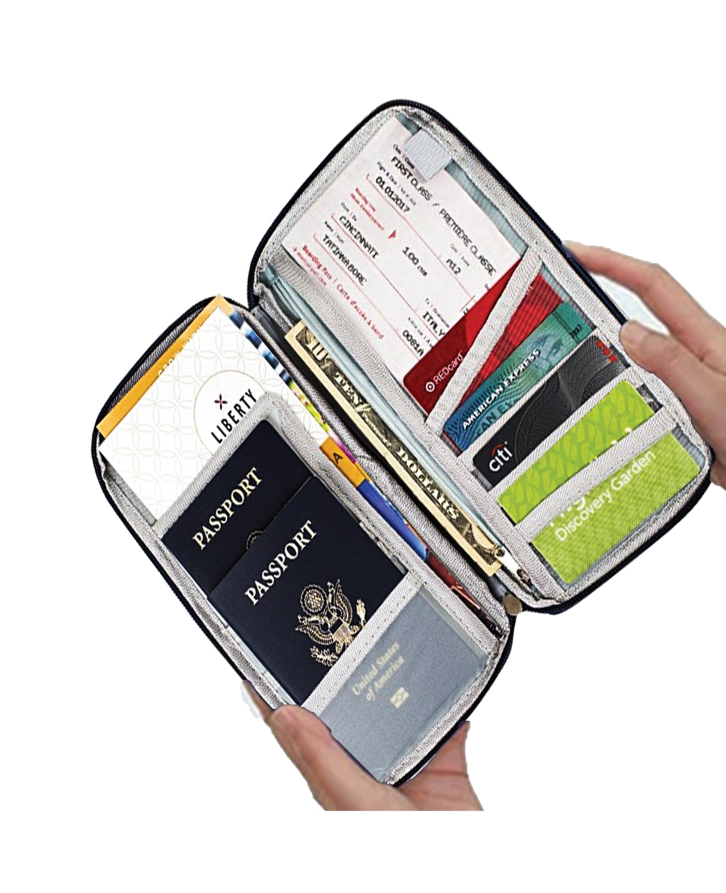 PASSX1 | Travel Passport Package Holder| 4DX24WX26H cm, Weight: 86 kg