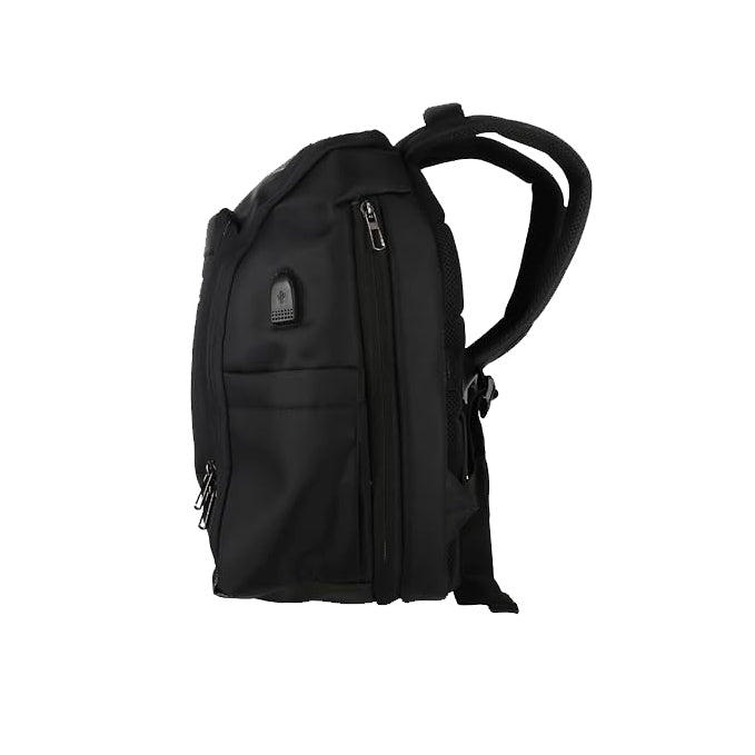 PB14 | GRIPP Python Backpack upto 16" for Laptop and MacBook anti theft design  (Black)