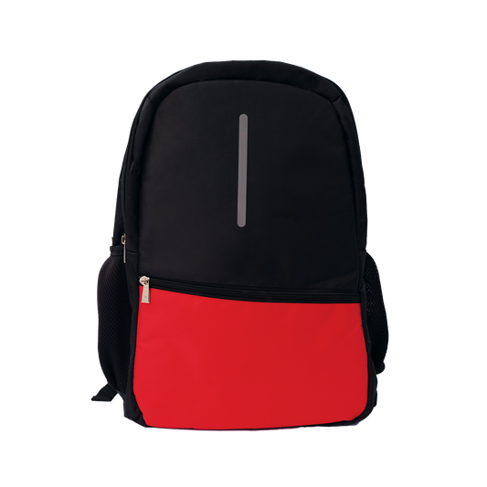 PB9 |  Black and Red DucoArt Band Laptop Bag| 18DX51WX52H cm, Weight:  62 gm