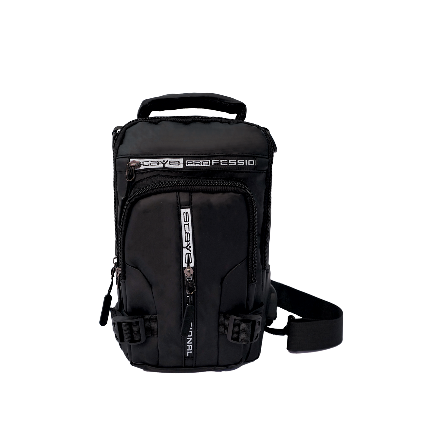 PB16 | DucoArt Mini Campaign Backpack for Men and Women (Black)