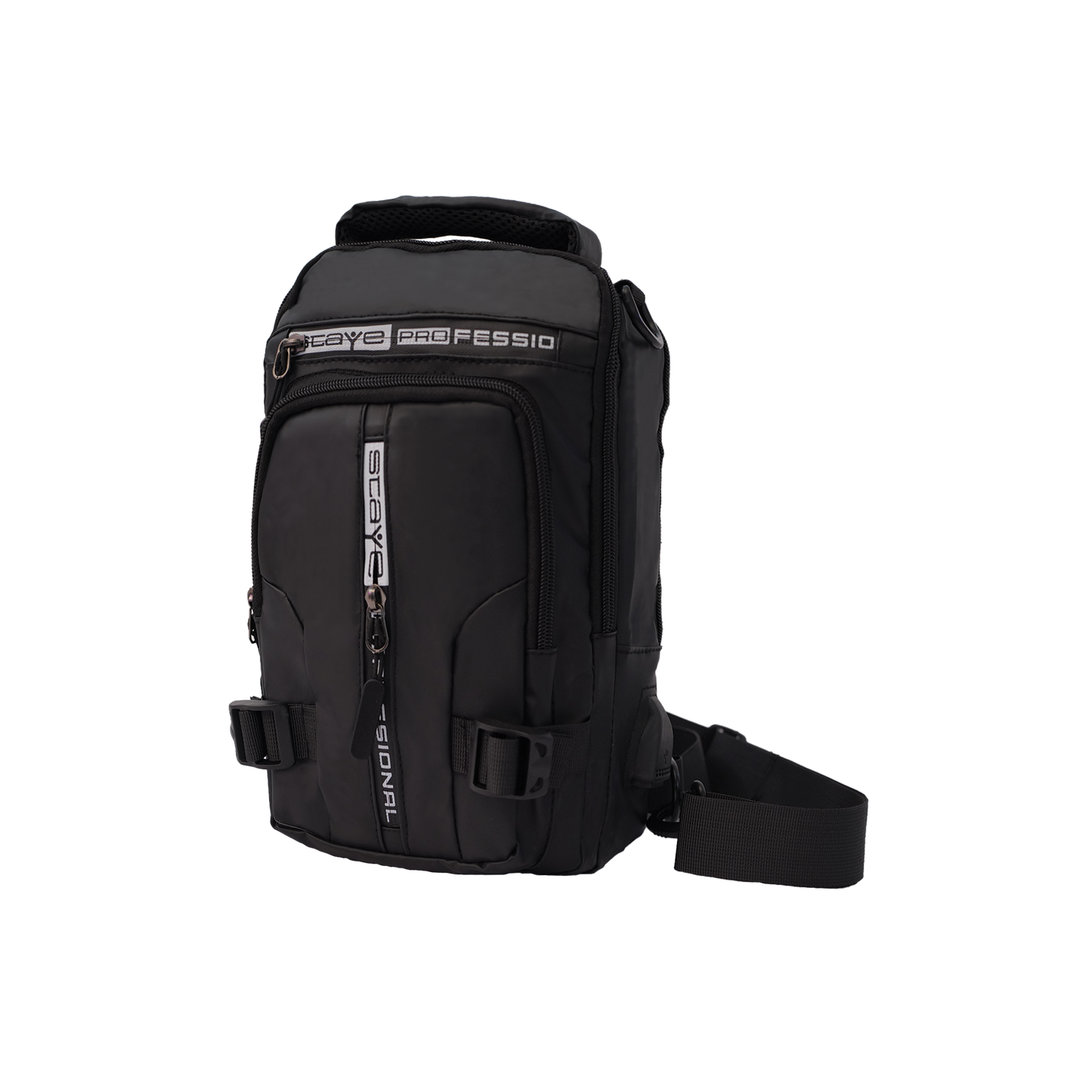 PB16 | DucoArt Mini Campaign Backpack for Men and Women (Black)