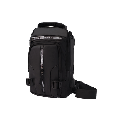 PB16 | DucoArt Mini Campaign Backpack for Men and Women (Black)