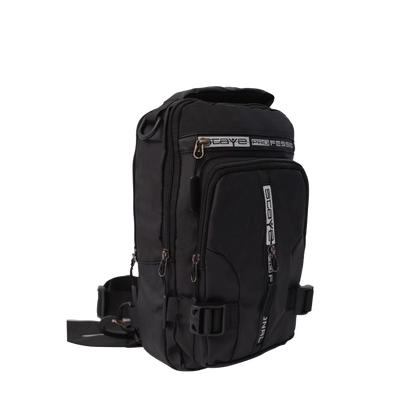 PB16 | DucoArt Mini Campaign Backpack for Men and Women (Black)