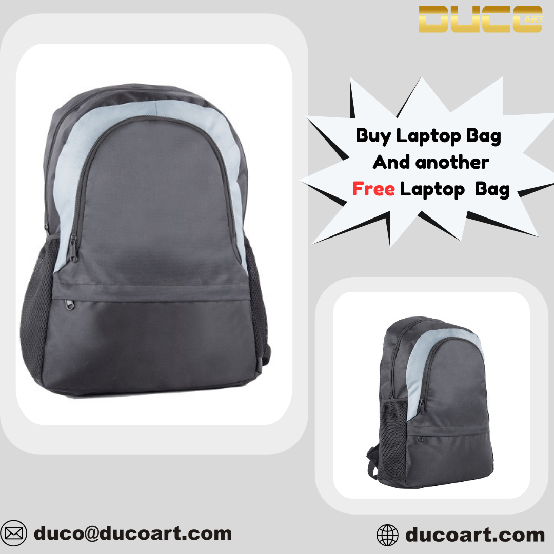 PB3+PB3 DucoArt Anti-theft Designed Waterproof Backpack in classic black  Get one Buy One Free