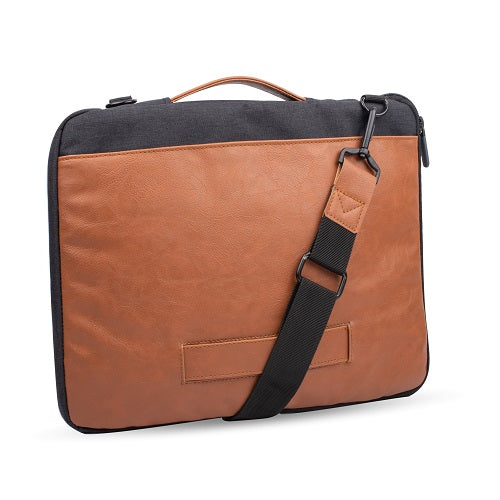 LB8 | Ducoart Multi-Colour Vegan Leather Laptop Bag, 4DX38WX26H cm, Weight: 500 gm