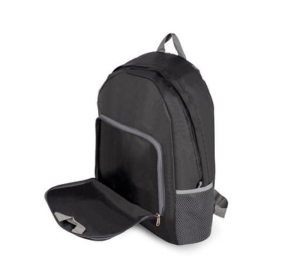 PB15+PB1 | GIRIK Sling Bag with Free PB1 | DucoArt Foldable Space Saving Outdoor Backpack (Grey)