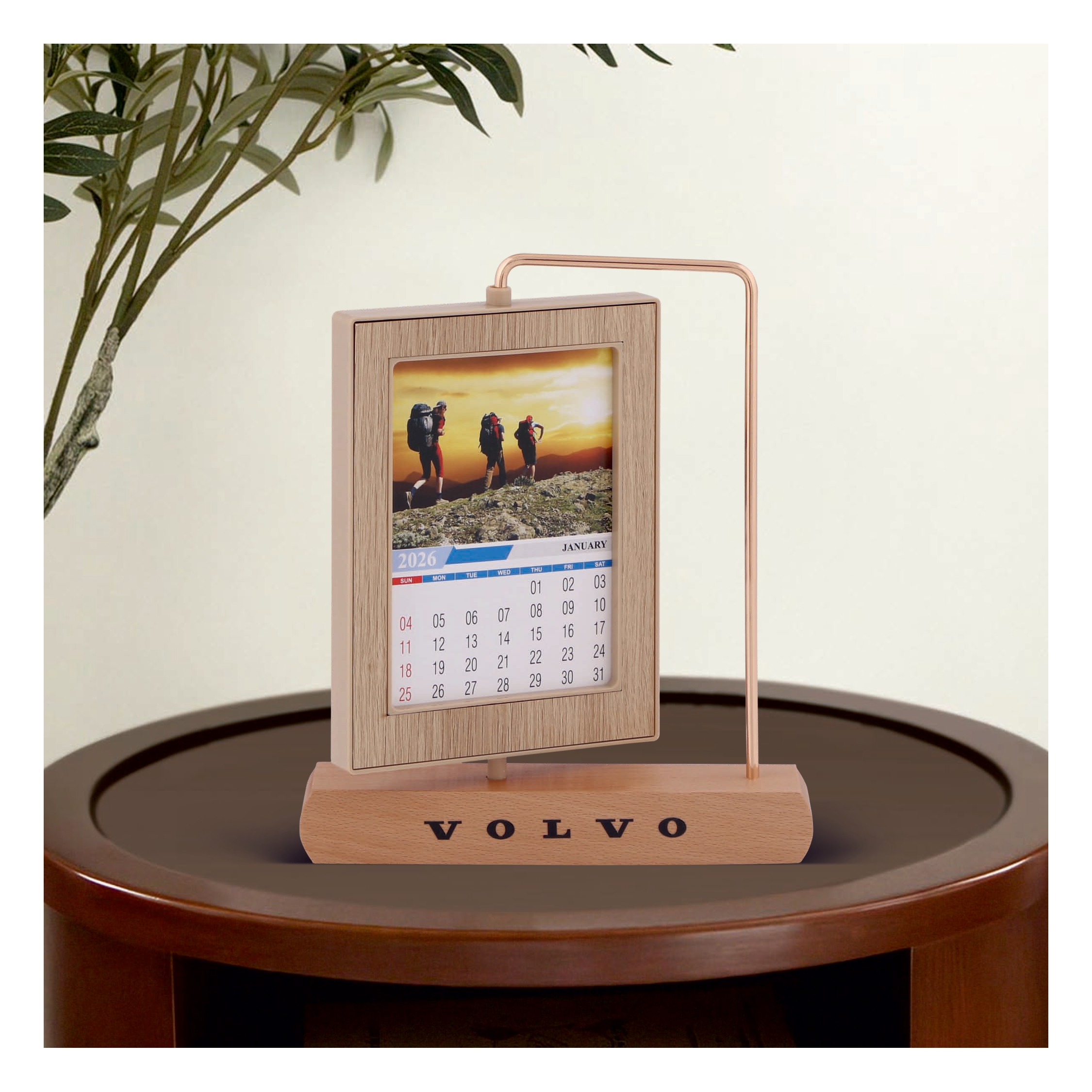 wooden table calender