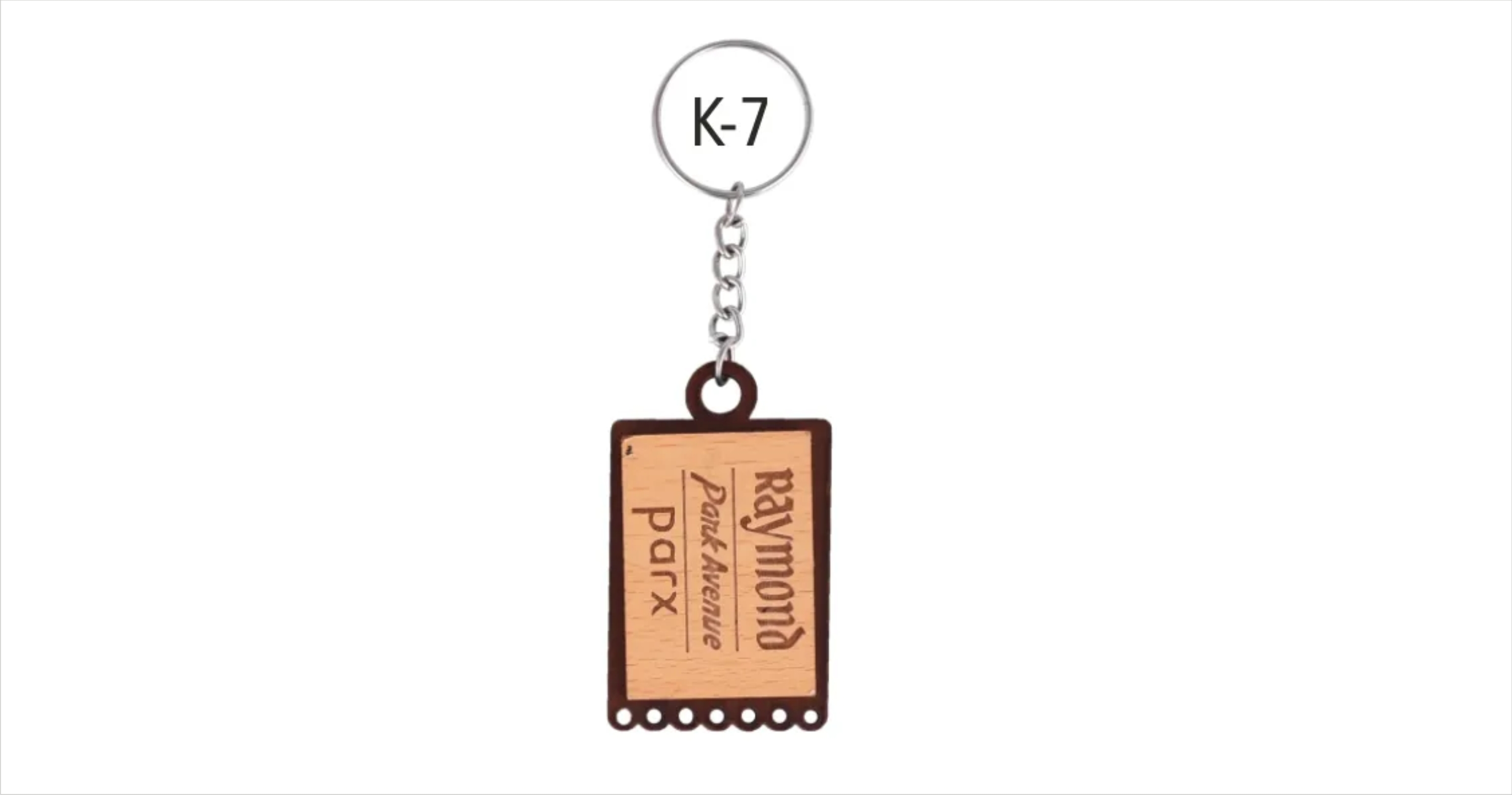 WOODEN KEYCHAIN